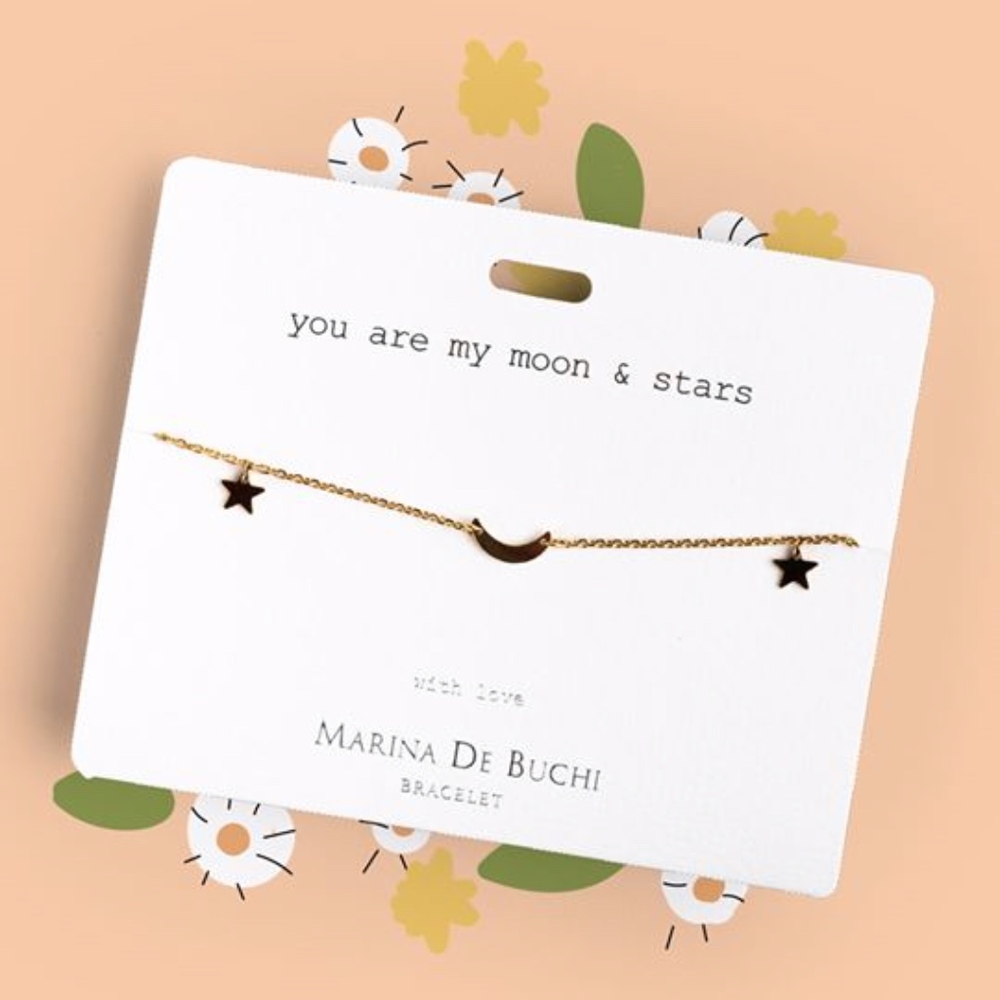 ‘Moon & Stars’ LUXE Bracelet by Marina De Buchi